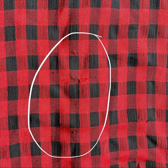 HP⭐️ Vintage 80’s Red and Black Plaid Flannel - Picture 3 of 16